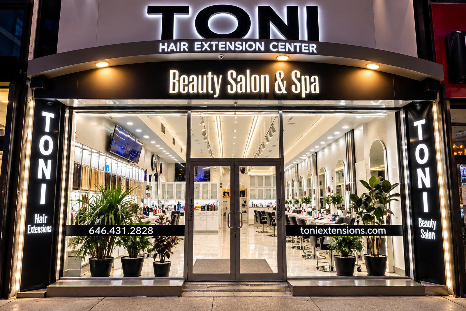Toni Salon Brooklyn — new salon interior